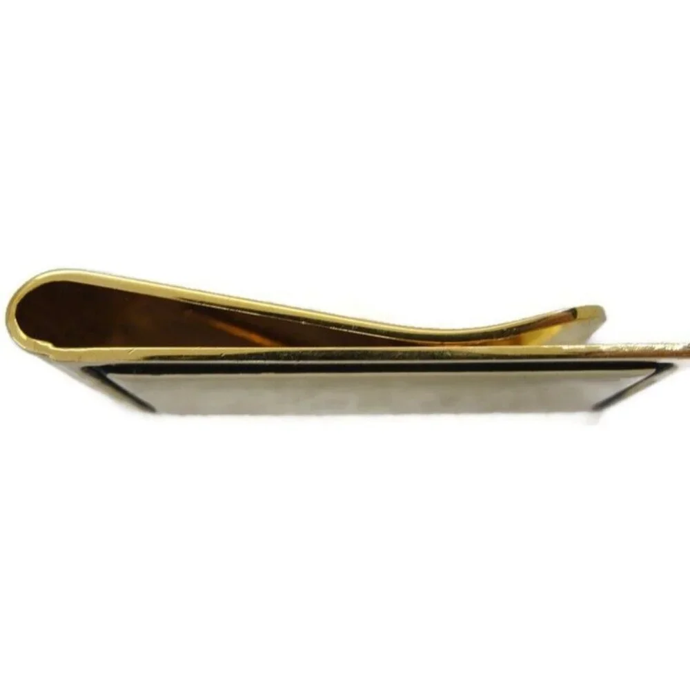 Vintage Money Clip Gold Tone 